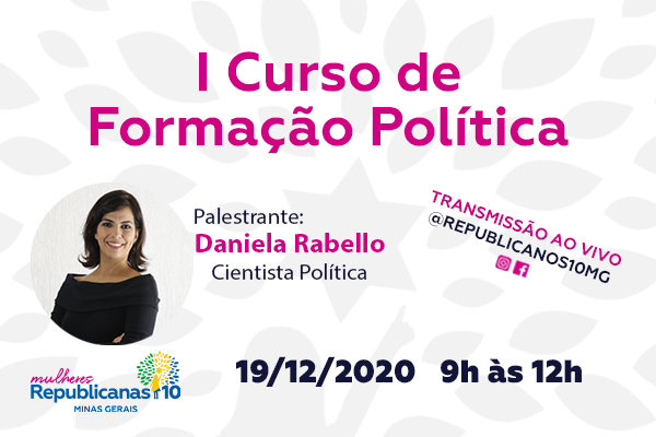Mulheres Republicanas Minas realiza I Curso de Formação Política 4 convite mulheres site